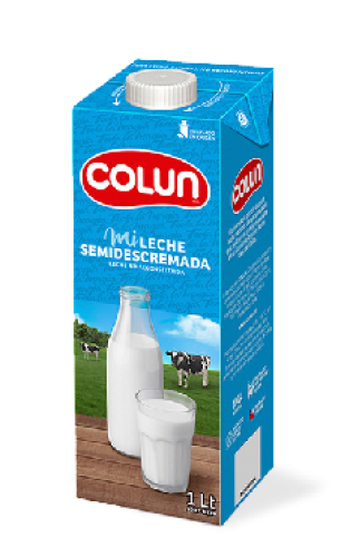 colun - leche semidescremada 1L